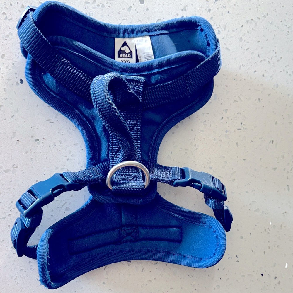 TOP-PAW XXS HEAD Navy Dog Harness